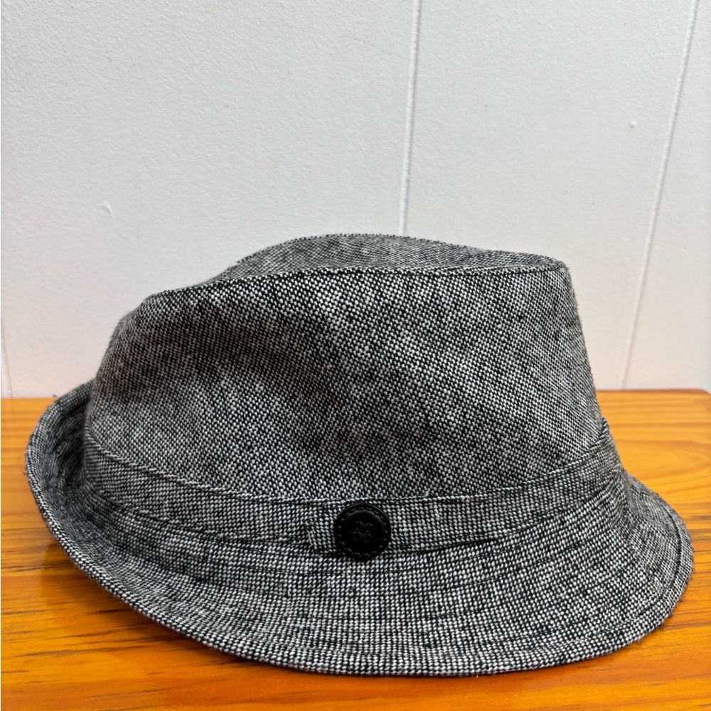 Gray Tweed Fedora Hat One Size by Great Northwest‎